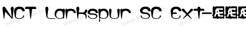 NCT Larkspur SC Ext字体转换